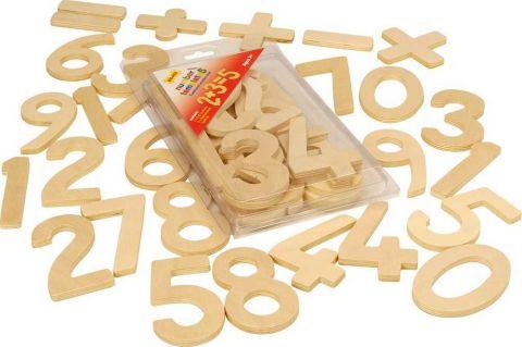Drevené hračky - Školské pomôcky - Číslice a počítanie