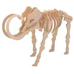 Woodcraft Drevené 3D puzzle mamut
