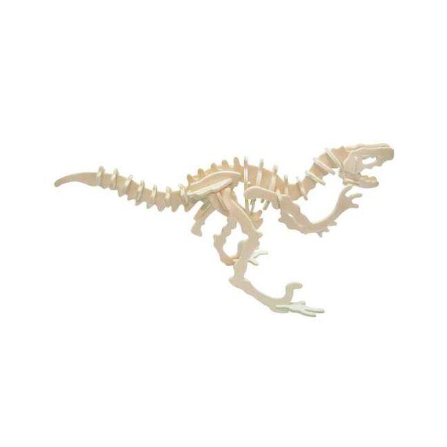 Woodcraft Drevené 3D puzzle Velociraptor