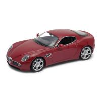 Welly Alfa 8C Competizione 1:24 červená