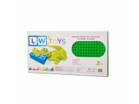 L-W Toys Podložka na stavanie 16x32 bodov zelená