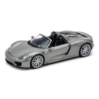 Welly Porsche 918 Spyder (convertible) 1:24 sivé