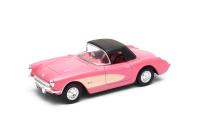 Welly Chevrolet ´57 Corvette soft top 1:34 biela