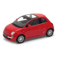 Welly Fiat 500 (2007) 1:34 červený