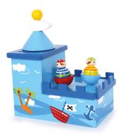small foot Drevená hracia pokladnička Olli a Bolli
