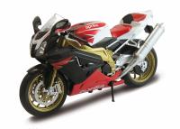 Welly Motocykel Aprilia RSV 1000R Faktory1:10 červená