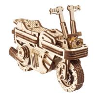 Ugears 3D drevené mechanické puzzle Skladací skúter