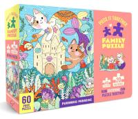 Chronicle books Rodinné puzzle Purrmaid Paradise 60 dielikov