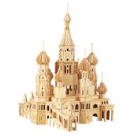 Woodcraft Drevené 3D puzzle Kostol Petersburg