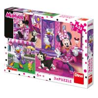 Dino Puzzle Deň s Minnie 3x55 dielikov