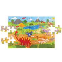 Bigjigs Toys Podlahové puzzle Dinosaury 48 dielikov