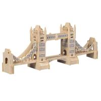 Woodcraft Drevené 3D puzzle slávnej budovy Tower Bridge