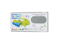 L-W Toys Podložka na stavanie - JUNIOR 16x32 bodov šedá