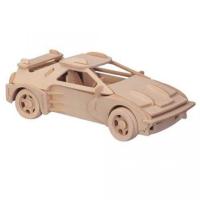 Woodcraft Drevené 3D puzzle malé Ferrari