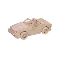 Woodcraft Drevené 3D puzzle veľké BMW