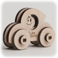 CuteWood Drevené 3D puzzle Mini-beetle