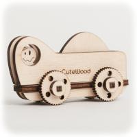 CuteWood Drevené 3D puzzle Kamión 1