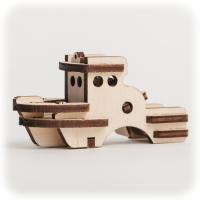 CuteWood Drevené 3D puzzle Loď